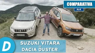 Comparativa 4x4 ¡al límite!: Dacia Duster 4x4 vs Suzuki Vitara | Prueba Offroad | Diariomotor