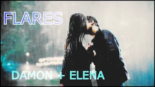 ►  damon + elena | flares