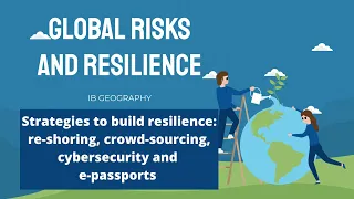 IB Geography: Strategies for resilience (reshoring, crowd-sourcing, cybersecurity, e-passports)