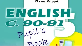 Карпюк 5 Тема 3 Урок 1 Listening сторінки 90-91 ✔Відеоурок