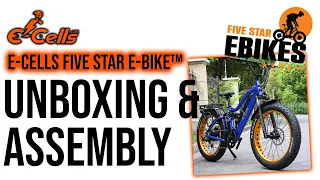 E-CELLS FIVE STAR E-BIKE™ Unboxing and Assembly