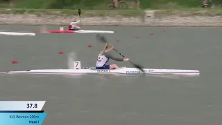 KL3 woman 200 heat I 2021 ICF Paracanoe World Cup, Paralympic Qualifier, Szeged Hungary