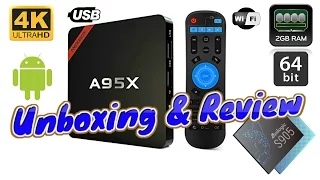 Nexbox A95x 4K HDR s905x Unboxing & Review including Benchmark test