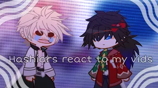 // .♡︎ Hashiras react to my videos ♡︎. // Demon slayer // kny // requested // ￼