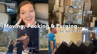 Moving, Packing, & Purging || Large Family Vlog