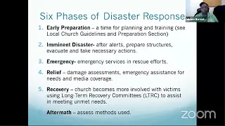 IHC AME Emergency Disaster Preparedness Webinar 6 27 2020