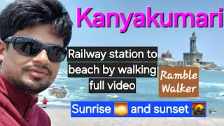 Day 6 Last day in Kanyakumari full video #streetwalking #streetview #kanyakumari #latestvideo