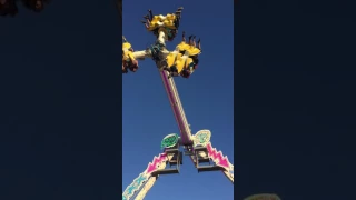 Kid falls off ride😵😵