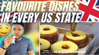 🇬🇧BRIT Reacts To FAVOURITE DISHES FROM EVERY AMERICAN STATE!