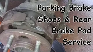Parking Brake Shoes & Rear Brake Pad Service (Toyota/Lexus)