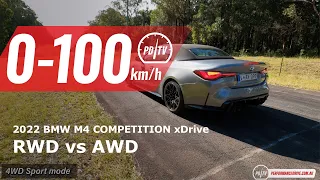 2022 BMW M4 Competition xDrive 0-100km/h & engine sound