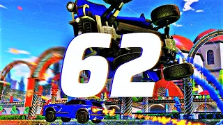 ROCKET LEAGUE INSANITY 62 ! (BEST GOALS, FREESTYLES, INSANE RESET PLAYS)