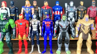 19 Bonecos Marvel Vingadores e 2 Novos Homem Aranha ! Thor, Hulk, Thanos, Hulkbuster, Homem de Ferro
