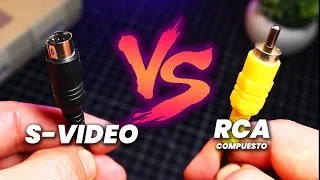 Mejor CALIDAD para tus juegos RETRO??? -  S-Video vs Compuesto RCA | elrafias