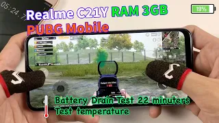 Realme C21Y PUBG Mobile Test | Unisoc T610, RAM 3GB