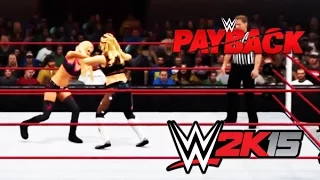 WWE Payback 2016 - Charlotte vs Natalya FULL MATCH - Women's Championship [WWE2K15]