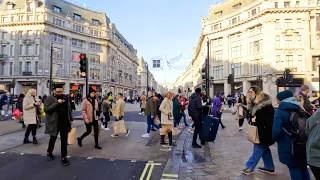 Central London Walk - Regent Street, Oxford Street, Tottenham court Road | London City 2022 [4K]