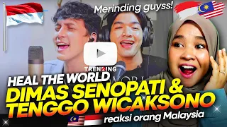 🇮🇩 WONDERFUL‼️HEAL THE WORLD - MICHAEL JACKSON | DIMAS SENOPATI FT TENGGO WICAKSONO | COVER 🇲🇾 REACT