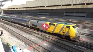 VIA Rail Train #70 arrives in Toronto