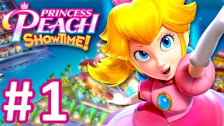 Princess Peach Showtime - Gameplay Walkthrough part 1 - Floor 1 100%