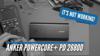 Anker PowerCore+ PD 26800 - Won't Turn On, Charge or Discharge