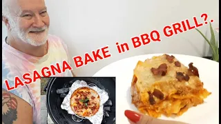 LASAGNA BAKE IN BBQ GRILL WITH CRISPY BACON TOPPINGS| Ate Lin
