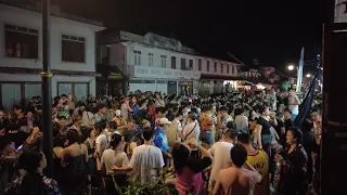 Laos new year 2022 | party | pi Mai luangprabang | non stop water splashing celebration lao new year