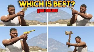 GTA 5 ONLINE : WHICH IS BEST REWARD GUNS?