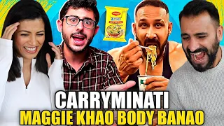 CARRYMINATI | MAGGIE KHAO BODY BANAO | Tarun Gill Roast | REACTION!!