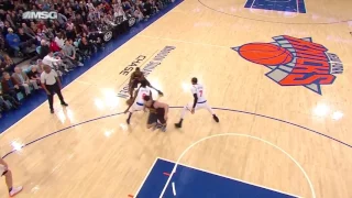 Dennis Schröder sinks the game winning 3! | Hawks vs Knicks | January 16, 2017 NBA Season