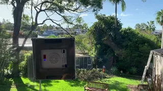 Ecovacs Winbot W1 Pro window cleaning robot in action