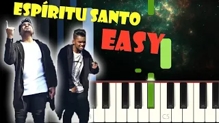 Espíritu Santo - Redimi2 ft. Barak | Piano tutorial fácil