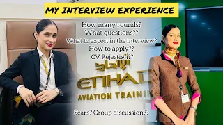 ETIHAD Interview Experience &answering your questions regarding aviation #cabincrew #aviationlovers