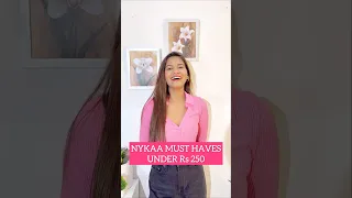 Nykaa must haves under 250‼️Nykaa sale #nykaa #nykaasale #nykaapinksale #sironahygiene #youtube