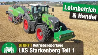 LKS Starkenberg Teil 1 - Landmaschinenhandel & Lohnunternehmen | Getreideernte | Maisernte | Fendt