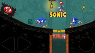 RED BALL 4 : SONIC BALL FIGHT CLASSIC BOSS INTO THE CAVES VOLUME 1 EPISODE 1 PERFECT