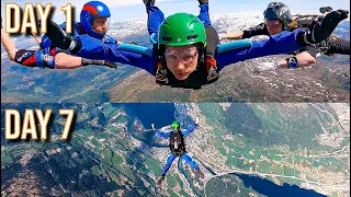 My beginner skydive experience (AFF-course)