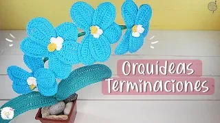 Orquídea a crochet tutorial | PARTE II