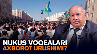 Qoraqalpog`istondagi mitinglar axborot urushi ta’sirida boshlandimi? – siyosatshunos bilan suhbat