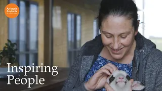 Karina rescues baby lambs from freezing in winter