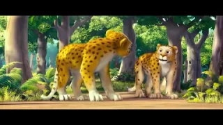 Les amis de la jungle (en russe). Dessin animé pour enfants / друзья из джунглей /Детский мультфильм