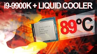 This CPU ALMOST Catches on FIRE! -- Intel i9-9900K Overclocking