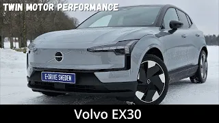 2024 Volvo EX30 Twin Motor Performance 428hp | Walkaround | Acceleration | Fly by | Range test | 4K