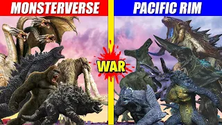 Monsterverse Kaiju vs Pacific Rim Kaiju Turf War | SPORE