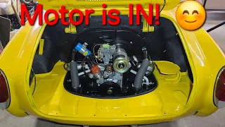 A Day in the Life of Vintage Classic Specialist, Episode 131, the '71 Ghia gets its motor installed!