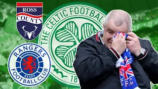 “THE TITLE IS OVER” - Rangers Fans In Meltdown After Ross County Pump Them!