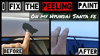 Hyundai Peeling Paint 💩 I Fix IT with spray can - Really Nice result