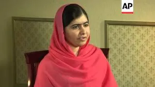 Interview with Nobel Peace Prize laureate Malala Yousafzai; exhibition