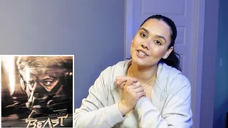 Beast - Official Trailer | Thalapathy Vijay | Sun Pictures | Nelson | Anirudh | Pooja Hegde REACTION