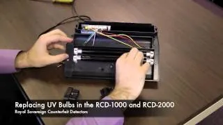 Replacing the Ultraviolet (UV) Bulbs in a RCD-1000 and RCD-2000 Counterfeit Detector